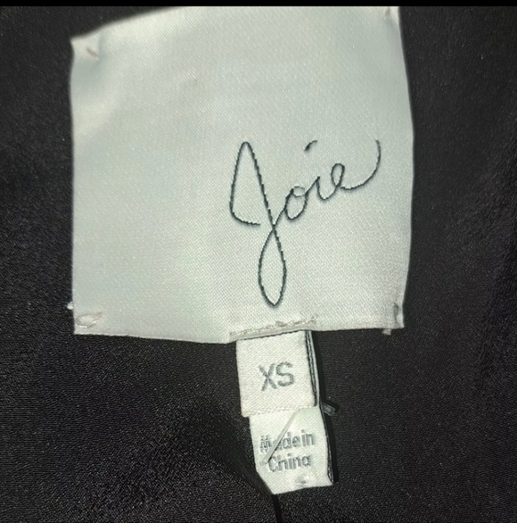 Joie | Brown and White Silk Knotched Collared Blazer Size XS B26#12 - Picture 4 of 10